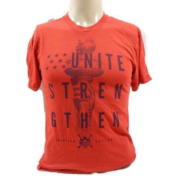 American Apparel American Outlaws T-Shirt Men S Lot of 2 Patriotic Americana USA - Picture 3 of 8